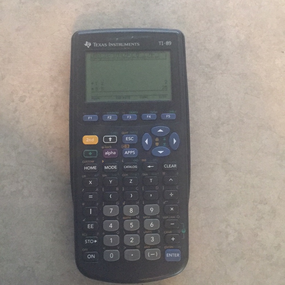 TI-89 graphing calculator